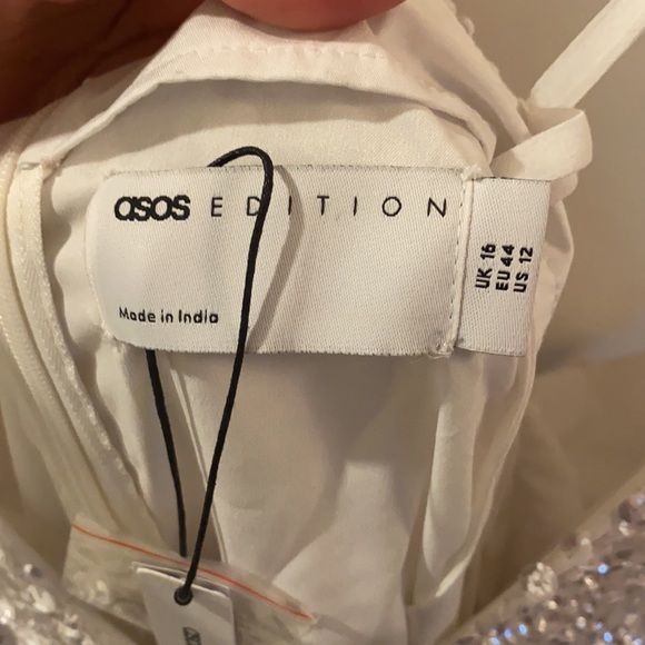 ASOS Edition Eva Embellished Cami Midi Dress (US12) NO TAGS - Picture 5 of 8